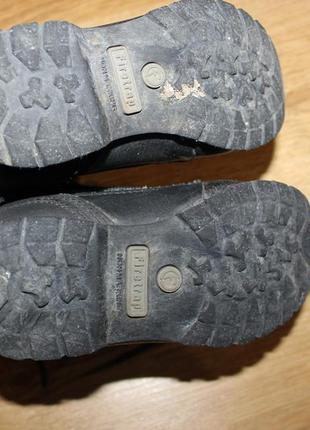 Ботинки кроссовки чёрные кожаные 26 размер firetrap5 фото