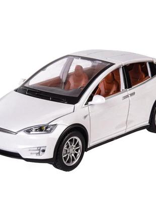 Машинка інерційна "tesla model x" автопром 7574a, 1:22  топ