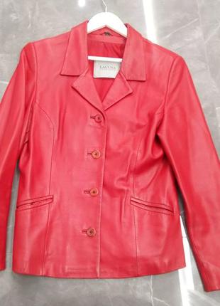 Женский кожаный пиджак laguna