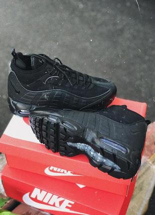 Кроссовки  мужские демисезонные nike air max 95 sneakerboot черные9 фото