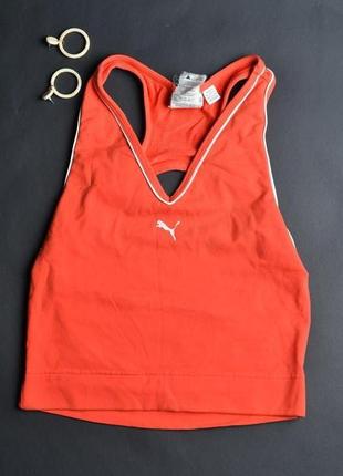 Спортивна майка puma оригінальна жіночий топ для спорту футболка спортивна червона
