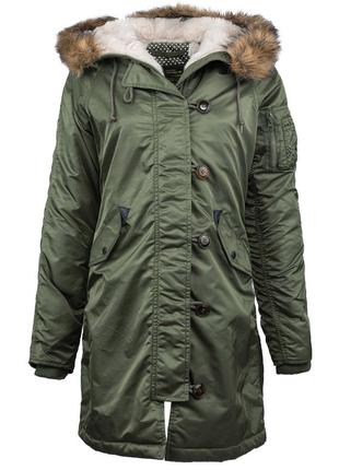 Зимняя куртка elyse parka от alpha industries2 фото