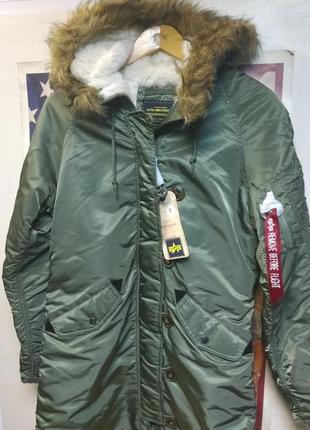 Зимняя куртка elyse parka от alpha industries3 фото