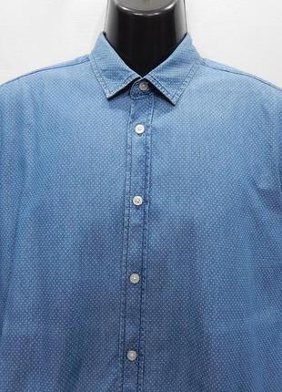 Мужская джинсовая рубашка с длинным рукавом watsons р.40 018дрбу (только в указанном размере, только 1 шт)2 фото