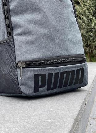 Рюкзак серый меланж (крупное лого) puma9 фото