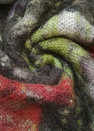 Свитер, накидка оверсайз шерсть+мохер passport 4