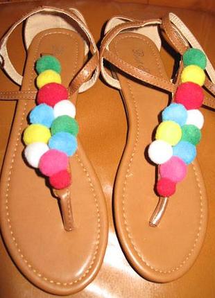 Легкі коричневі вєтнамки best shoes р40