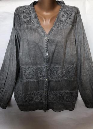 Шикарна сорочка з ажуром