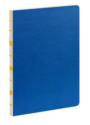 Скетчбук а5, блакитний 128 аркушів, обкладинка гнучка, штучна шкіра1 фото