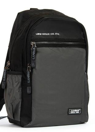 Рюкзак міський нейлон lanpad 83014 grey