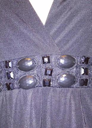 Коктейльное черное платье с открытой спинкой с завязками на шее pimkie3 фото