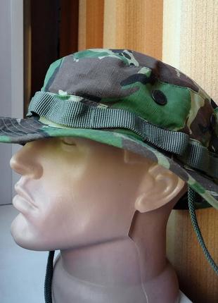 Шляпа панама милитари камуфляж combat woodland hat (l)