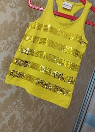 💛 майка боксерка хлопковая натуральная хлопок котон  блестящая пайетки блесточки блёстки паетки футболка