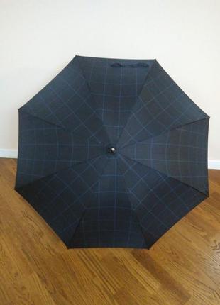 Мужской зонт-трость ferre milano 107c т.синий в полоску5 фото