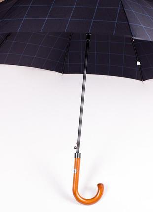 Мужской зонт-трость ferre milano 107c т.синий в полоску3 фото
