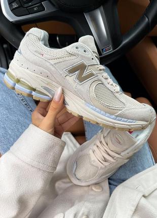 New balance 2002r off-white beige silver, кроссовки консультации Debe, кроссовки бежевые