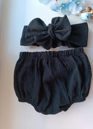 Блумеры повязка муслин комплект муслиновые трусики