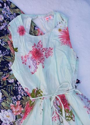 Летнее платье в цветочный принт2 фото