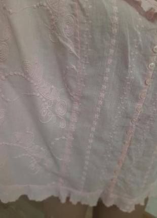 Невесомая батистовая блуза коттон топ10 фото