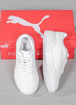 Кроссовки женские puma cali white1 фото