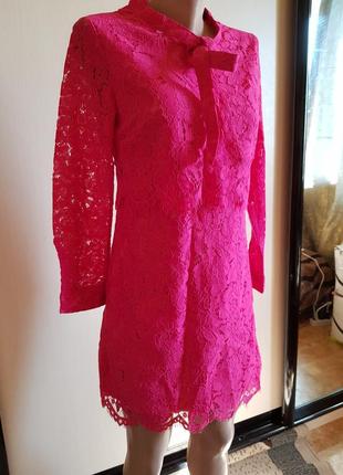 Платье фуксия