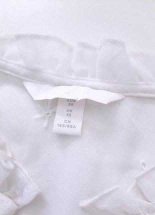 Блузка легкая с вышивкой h&amp;m р.38 165/88а6 фото
