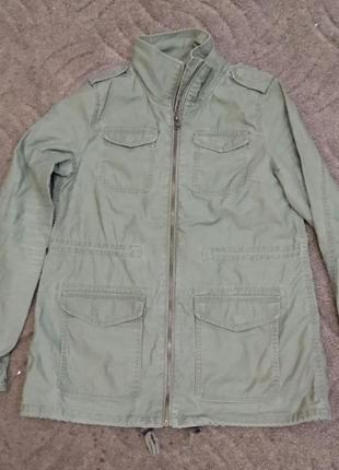 Куртка ветровка в стиле милитари divided1 фото