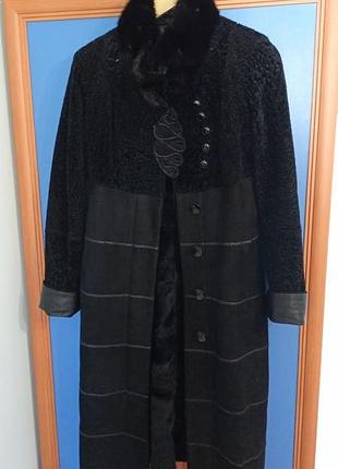 Натуральное пальто шуба