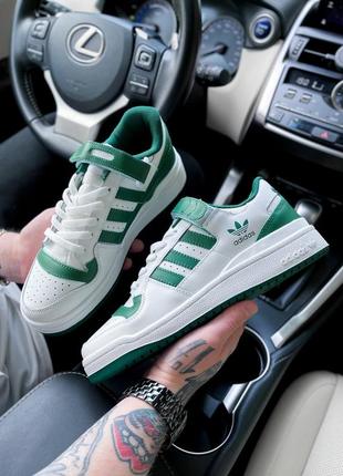 Adidas forum white green