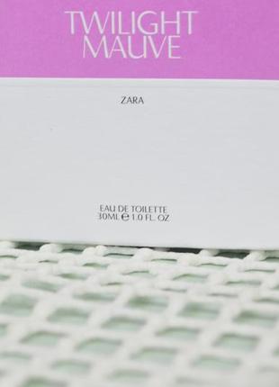 Нова жіноча парфумована вода парфуми для жінок зара zara twilight mauve parfum 30 ml іспанія7 фото