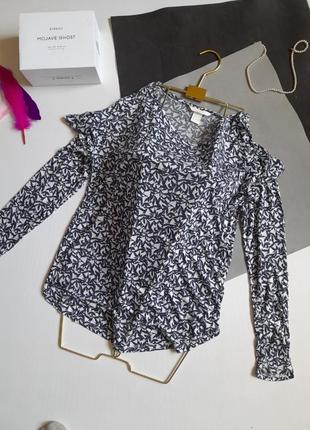 H&m лонгслив трикотаж р с- m сток
