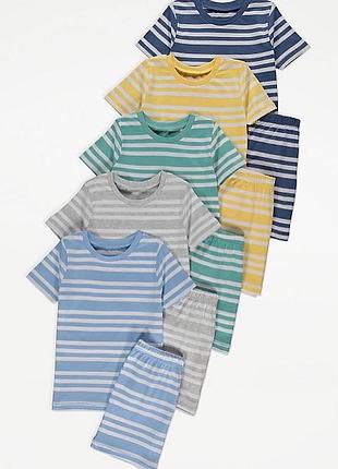 Пижама george на мальчика 2-3 года 92-98 см джордж футболка шорты