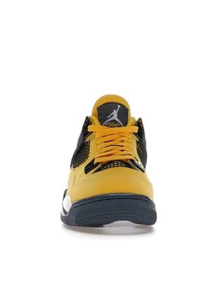 Air jordan retro 4 lightning tour yellow2 фото