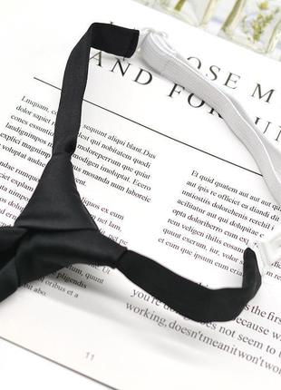 Чорна краватка 32см класика однотонна класичний одяг на роботу офіційний стиль2 фото
