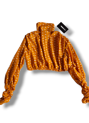 Юбка и блузка в горох, костюм от prettylittlething