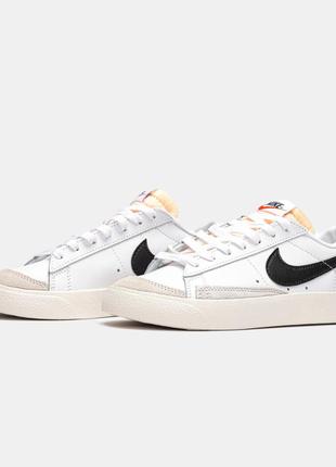 Кроссовки женские nike blazer low 77 vintage white black