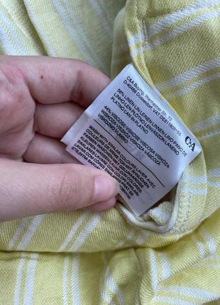 Clockhouse женские летние шорты шортики с поясом бермуды льняные в полоску полоска от c&amp;a5 фото