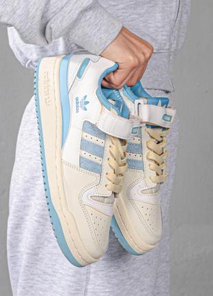 Кросівки жіночі/ чоловічі adidas forum 84 low 'carolina blue'