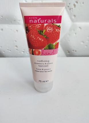 Увлажняющий крем для рук эйвон клубника гуава avon naturals