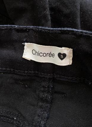 Chicoree chicorée жіночі літні чорні шорти шортики бавовняні з високою посадкою фірмові брендові3 фото