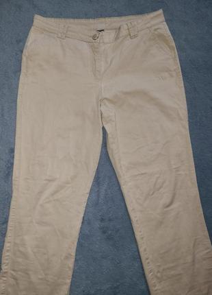 Коттоновые брюки прямого кроя2 фото