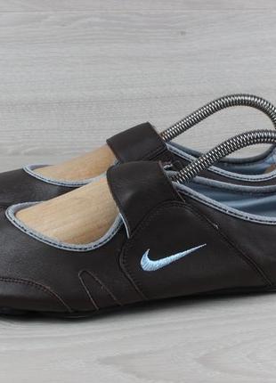 Женские кожаные мокасины / туфли nike оригинал, размер 408 фото