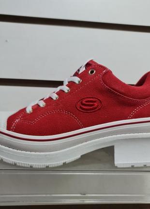 Жіночі кросівки кеди skechers оригінал замша 37,38 kw5190