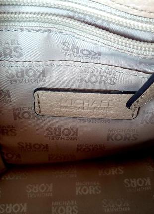 Фирменная кожаная сумка michael kors ( original).6 фото