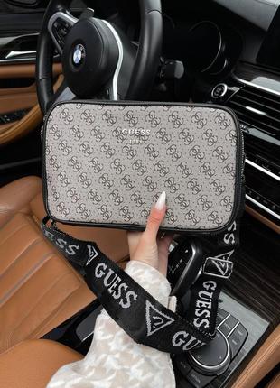 Сумка жіноча в стилі guess grey