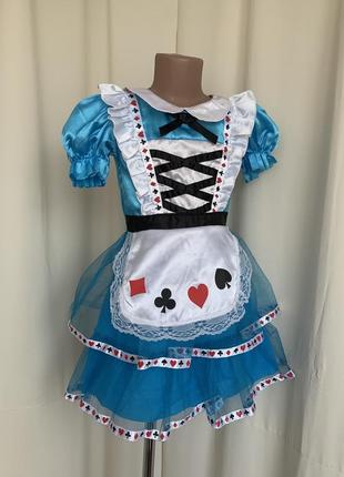 Алиса платье карнавальное2 фото