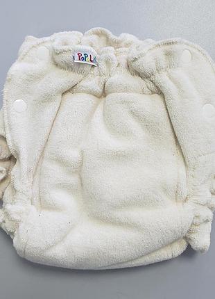 Popolini twosize многоразовый эко подгузник органический хлопок 14кг+ xl новый