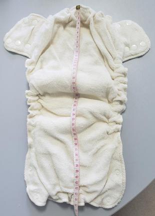 Popolini twosize многоразовый эко подгузник органический хлопок 14кг+ xl новый
