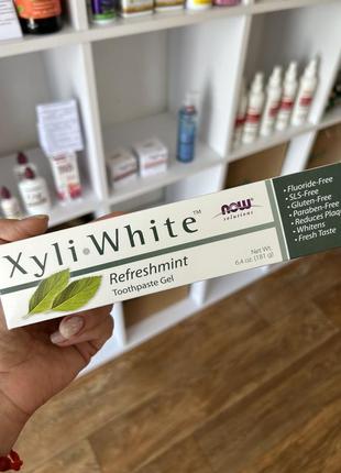 Зубна паста xyli white у формі гелю