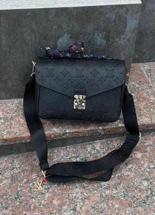 Женская сумка pochette metis new black